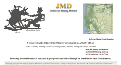 Desktop Screenshot of jeffersonminingdistrict.com